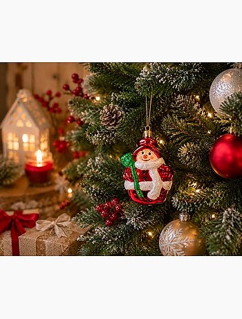Boule de noël bonhomme de neige