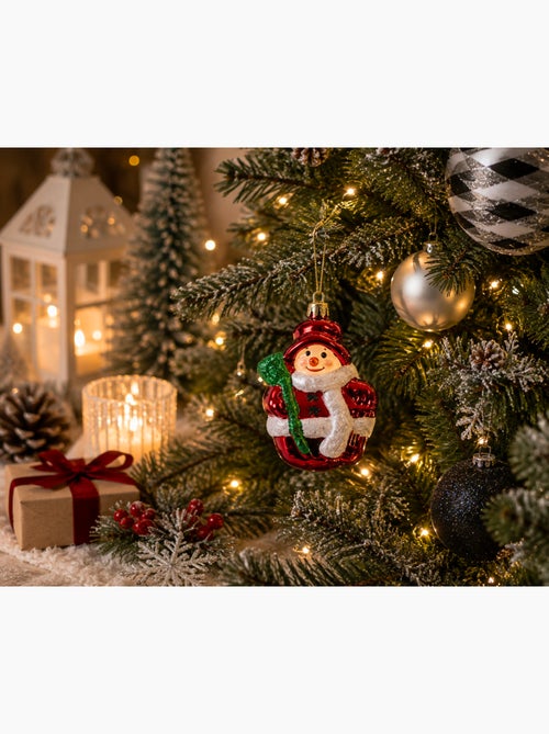 Boule de noël bonhomme de neige - Kiabi Boule de noël bonhomme de neige - Kiabi