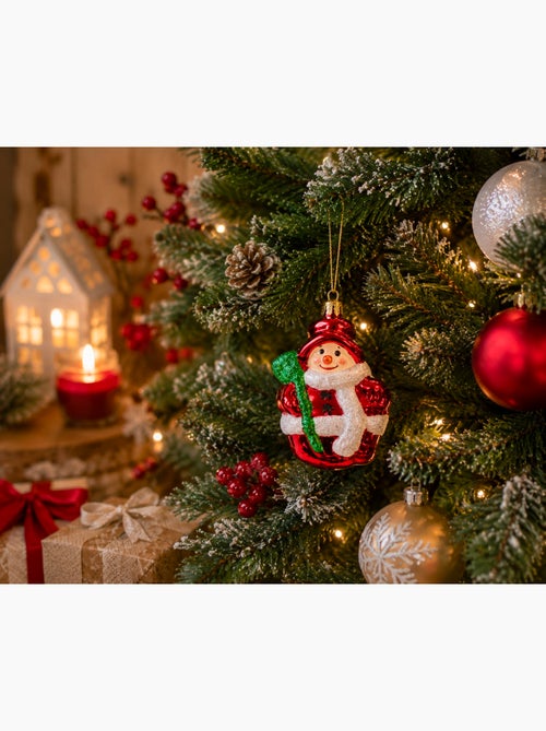 Boule de noël bonhomme de neige - Kiabi Boule de noël bonhomme de neige - Kiabi