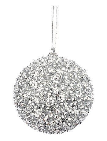 Boule de noël décorée de billes