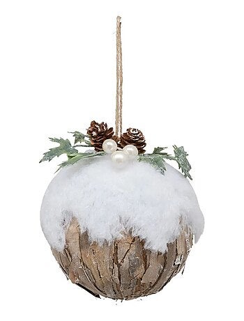 Boule de noel petites pommes de pin