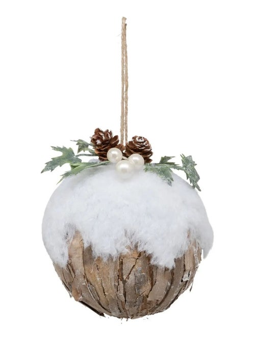 Boule de noel Petites pommes de pin - Kiabi