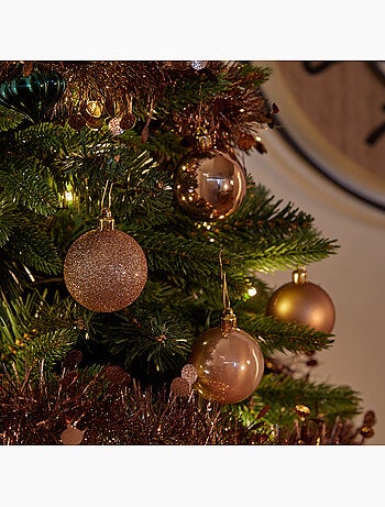 Boule de noël 50 mm x 5 olive