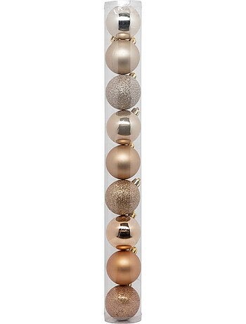 Lot de 9 boules de noël d.6 cm