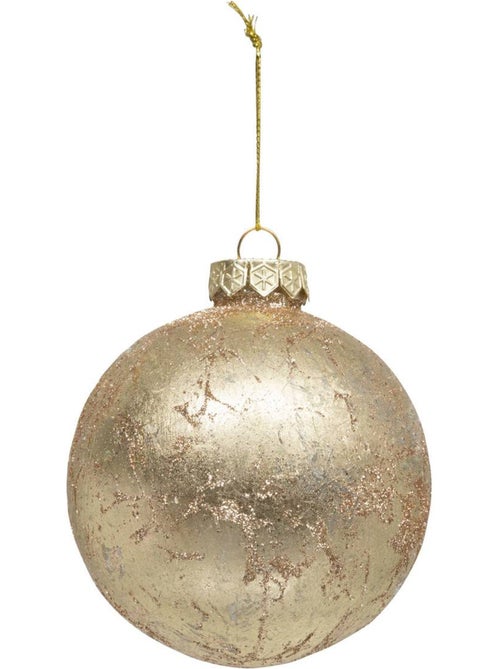 Boule effet métal d.10 cm - Kiabi