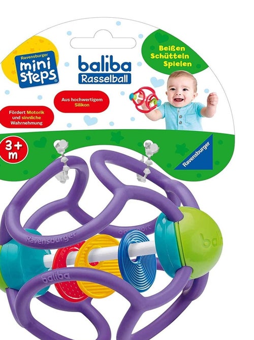 Boule hochet Baliba violet - Kiabi