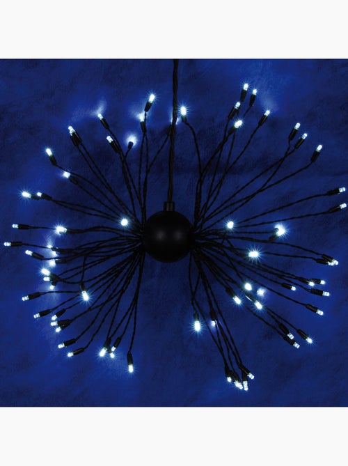 Boule lumineuse bleue a led 30 cm - Kiabi