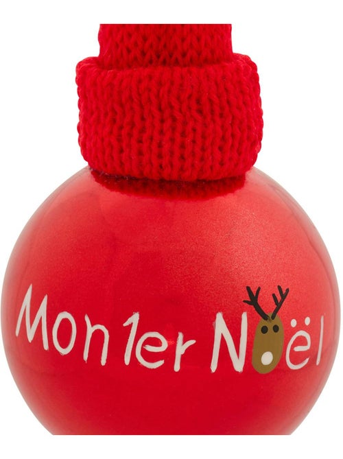 Boule mon premier noël bonnet d.8 cm - Kiabi Boule mon premier noël bonnet d.8 cm - Kiabi