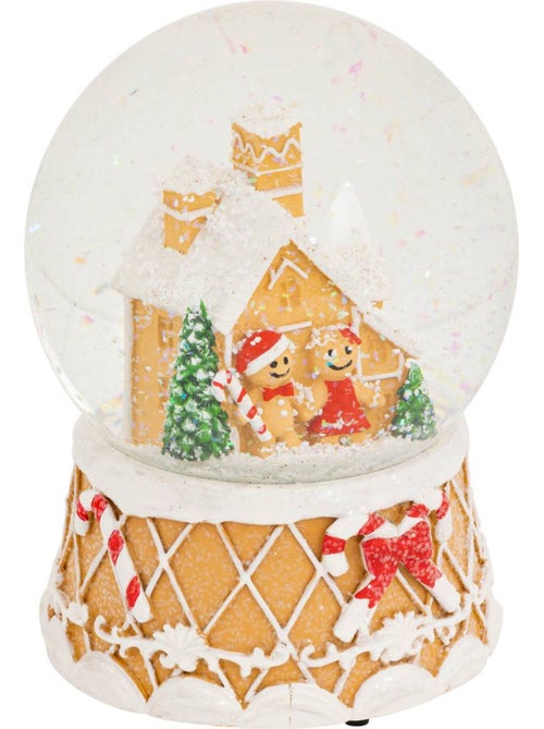 Boule neige ginger music 100mm - Kiabi