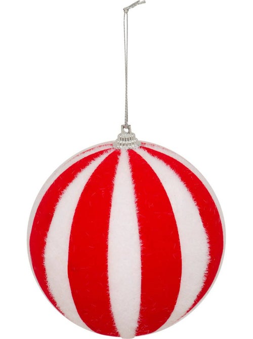 Boule rayée d.10 cm - Kiabi