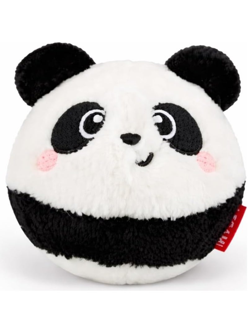 Boule rebondissante en peluche douce Panda Noir - Kiabi