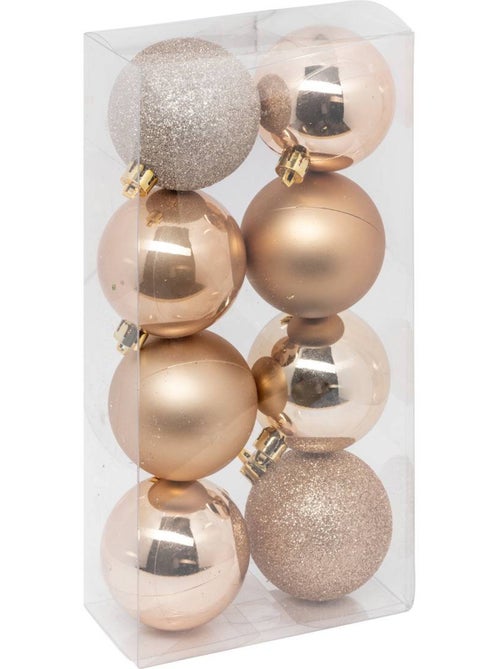 Boules de noël en plastique - Kiabi