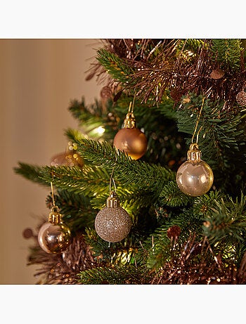 Lot de 18 boules de noël d.3 cm