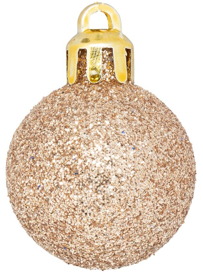 Boules de noël en plastique Beige - Kiabi