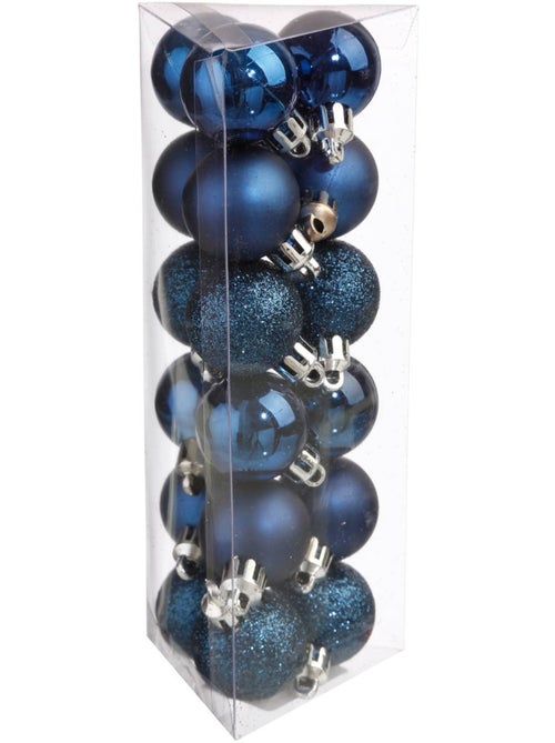 Boules de noël en plastique - Kiabi