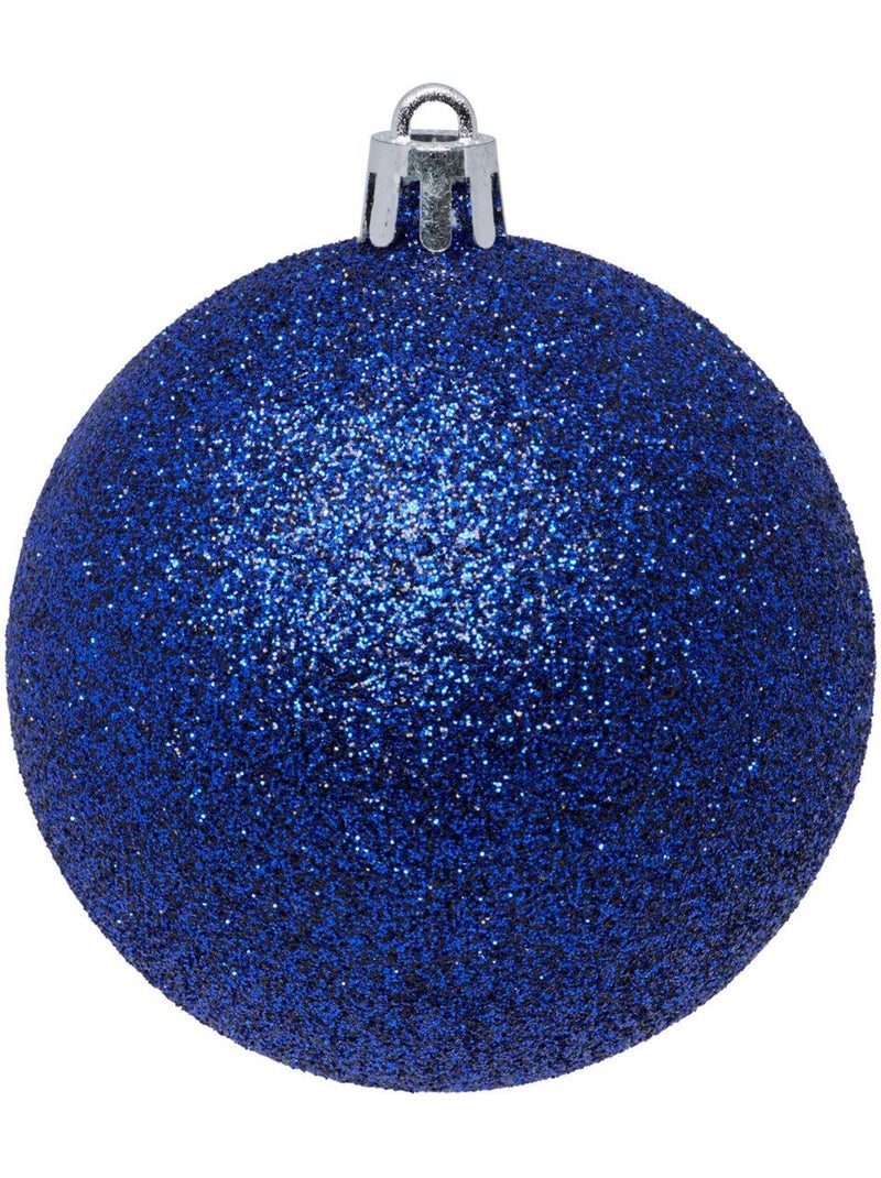 Boules de noël en plastique Bleu - Kiabi