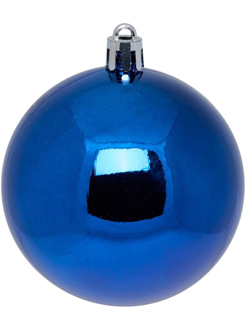 Boules de noël en plastique Bleu - Kiabi