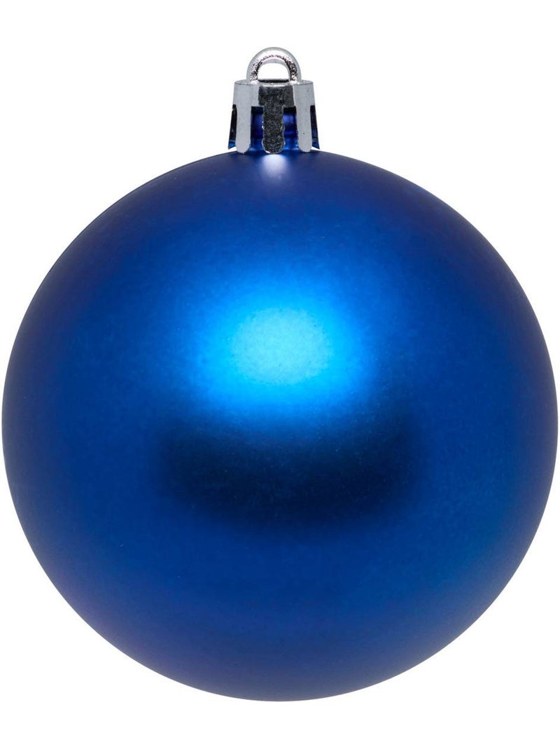 Boules de noël en plastique Bleu - Kiabi