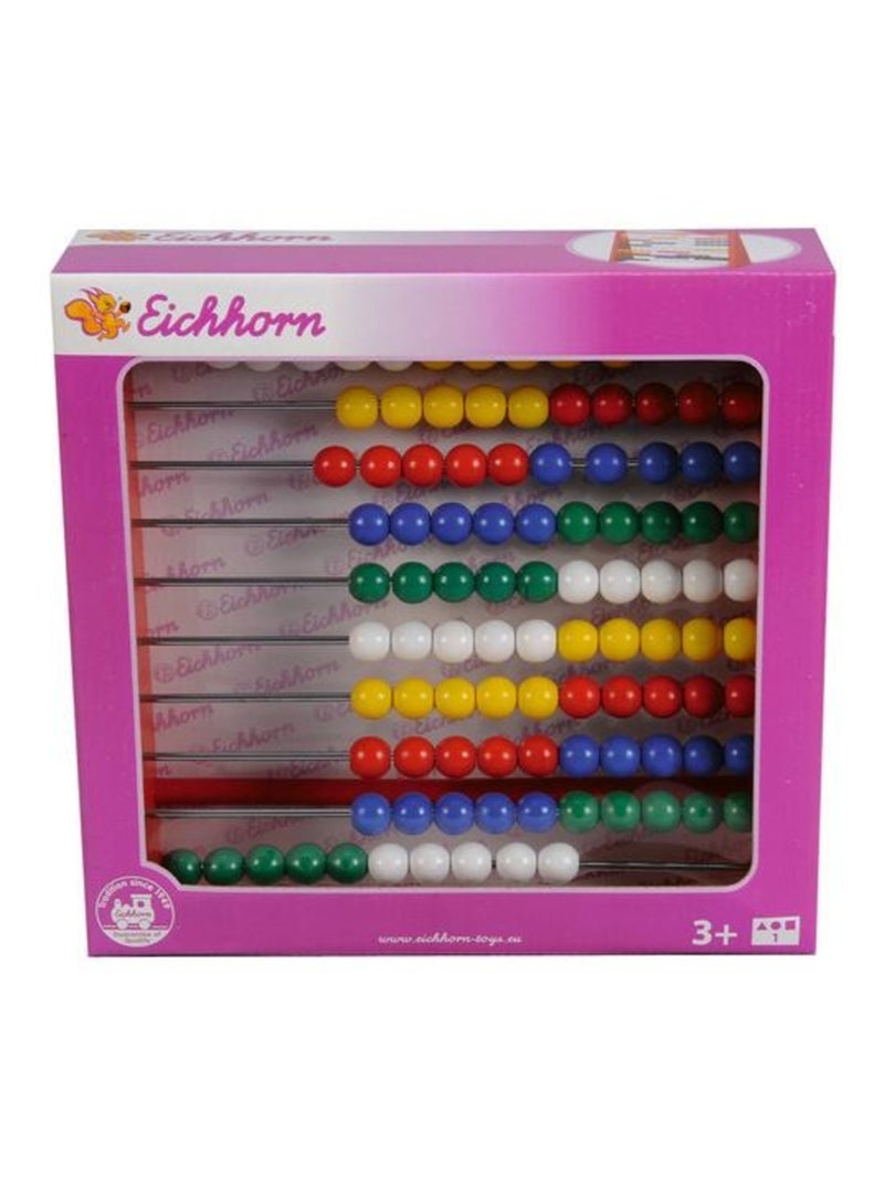 Boulier avec 100 boules colorées Multicolore - Kiabi