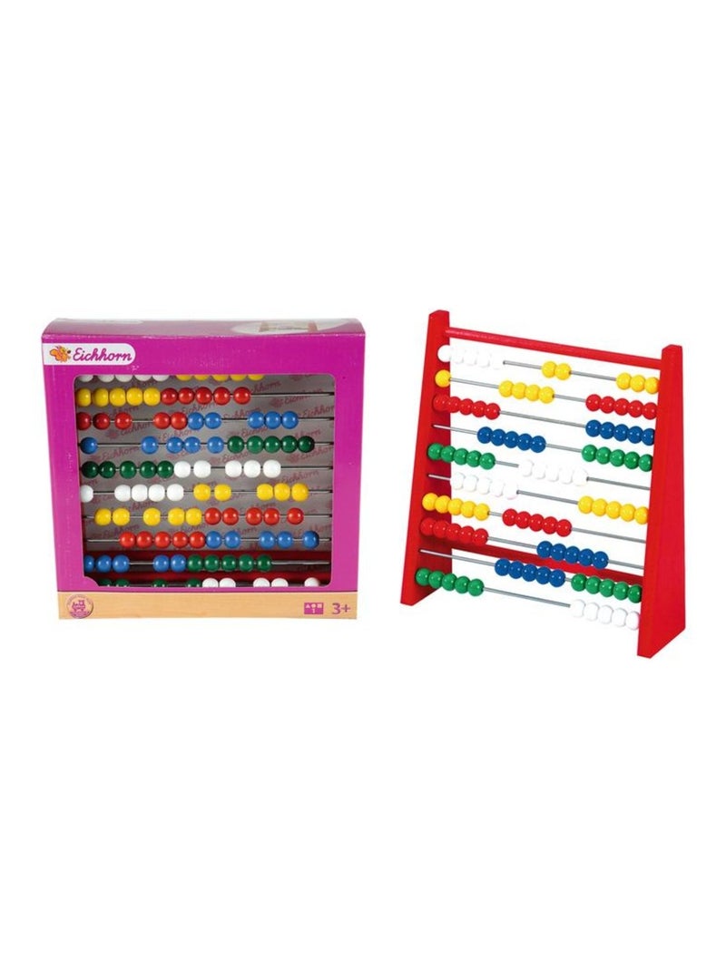 Boulier avec 100 boules colorées Multicolore - Kiabi