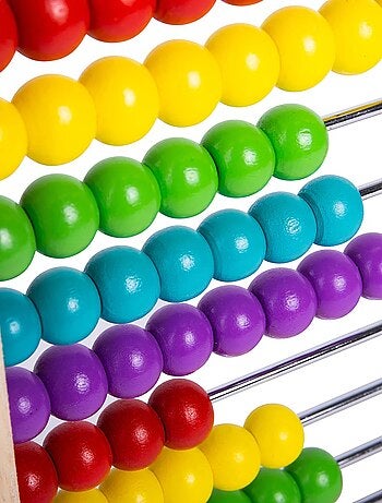 Boulier en bois coloré