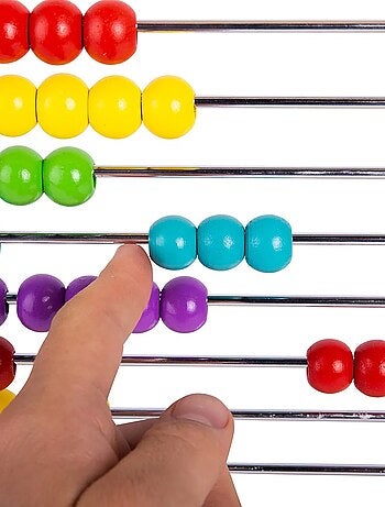 Boulier en bois coloré
