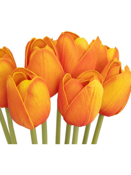 Bouquet 10 tulipes artificielles JAMES - Kiabi Bouquet 10 tulipes artificielles JAMES - Kiabi