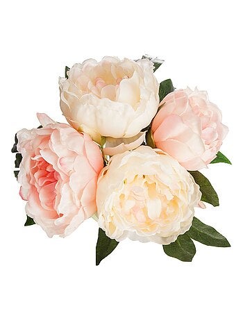Bouquet artificiel de 4 pivoines BELY