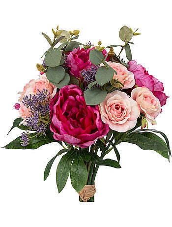 Bouquet composé de fleurs artificielles enora
