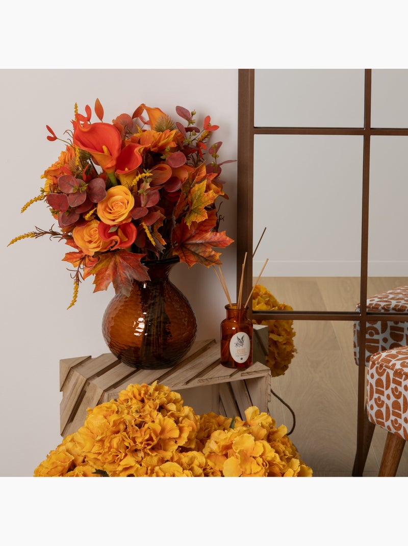 Bouquet d'automne artificiel JAMES Orange - Kiabi