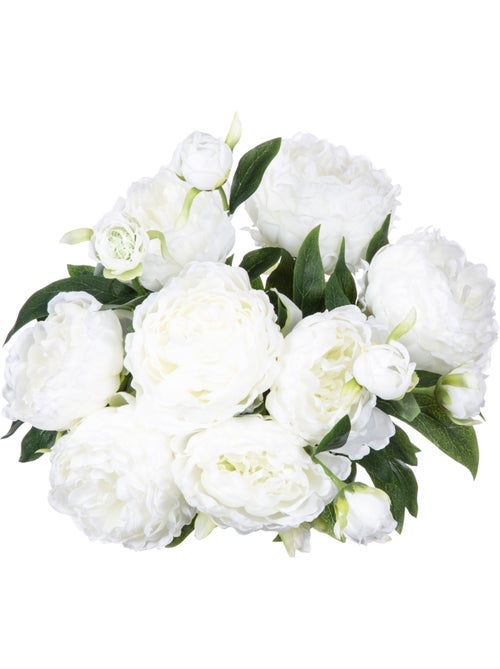 Bouquet de 13 pivoines artificielles - Kiabi