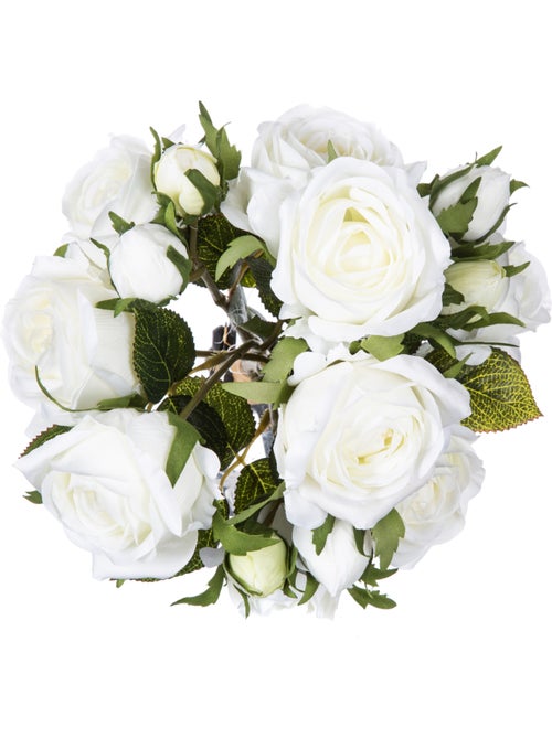 Bouquet de 14 roses artificielles - Kiabi