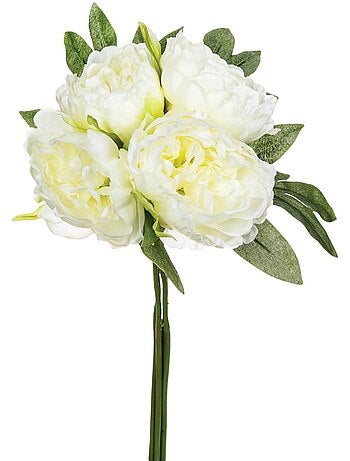 Bouquet de 4 pivoines articielles