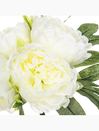 Bouquet de 4 pivoines articielles