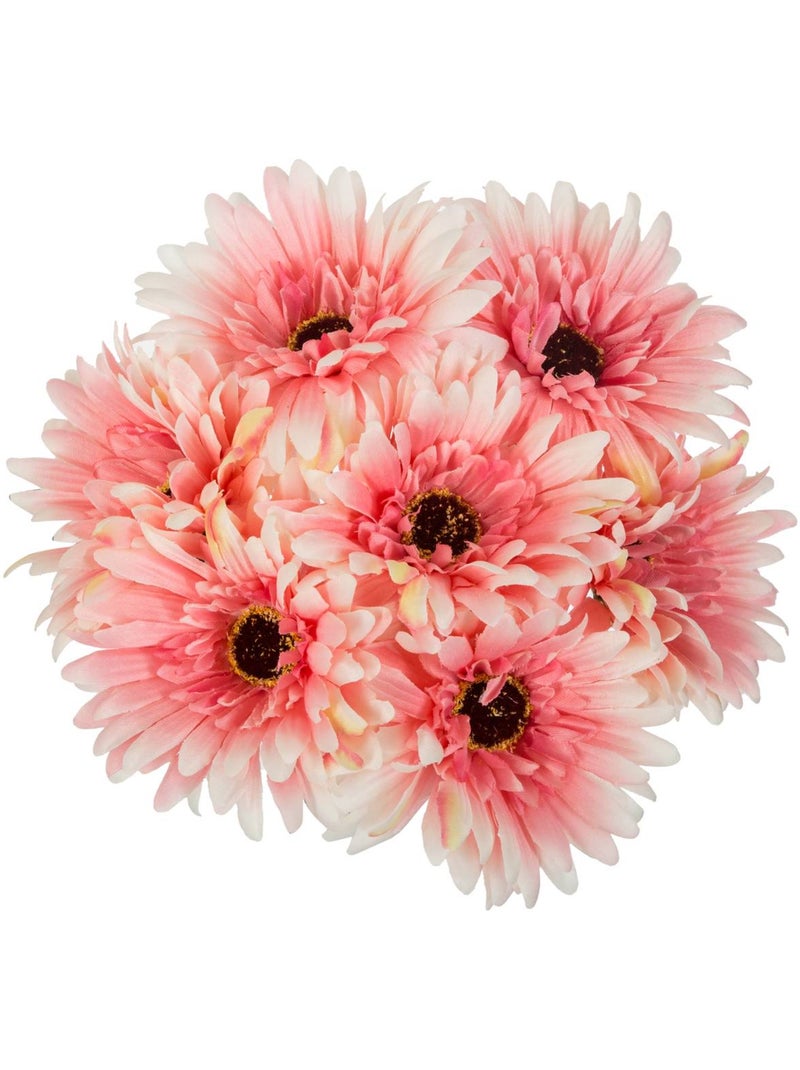 Bouquet de 7 gerberas artificiels Blanc - Kiabi