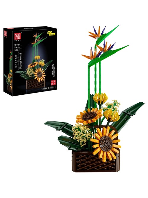 Bouquet de fleurs d'oiseaux de paradis Ensemble de construction - Kiabi