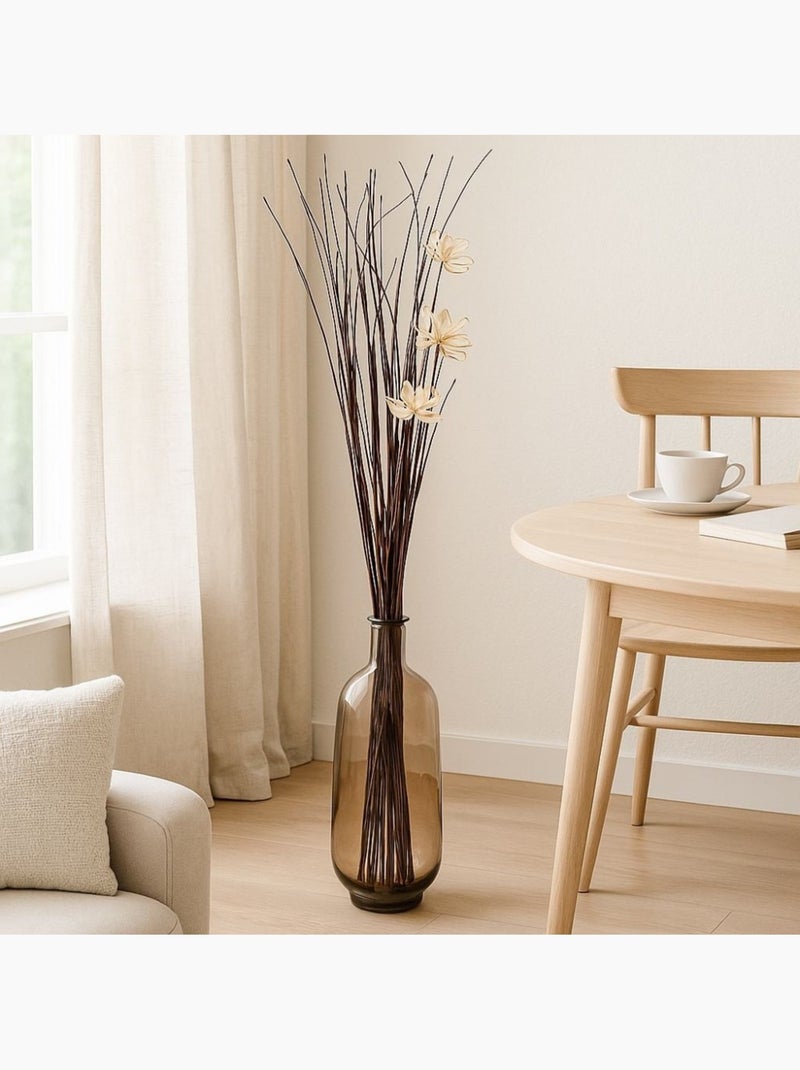 Bouquet de fleurs séchées 100cm Marron - Kiabi
