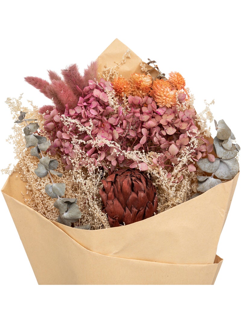 Bouquet de fleurs séchées Vieux rose - Kiabi