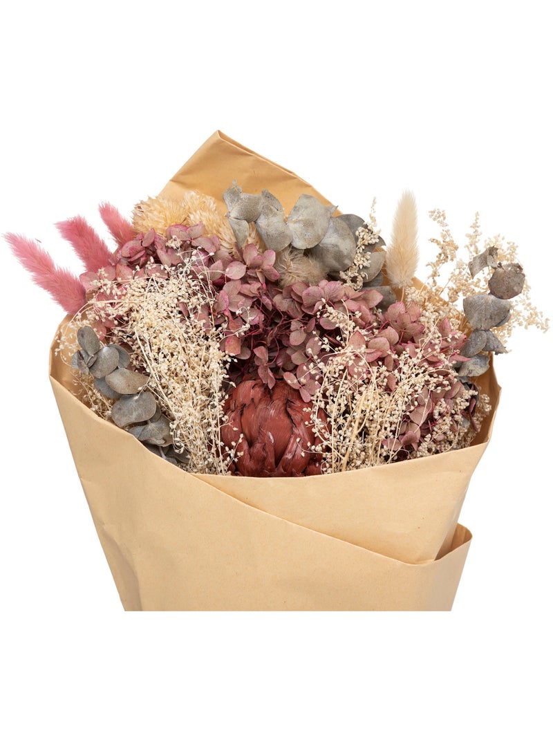 Bouquet de fleurs séchées Vieux rose - Kiabi