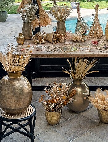Bouquet de pampas séchées ORI