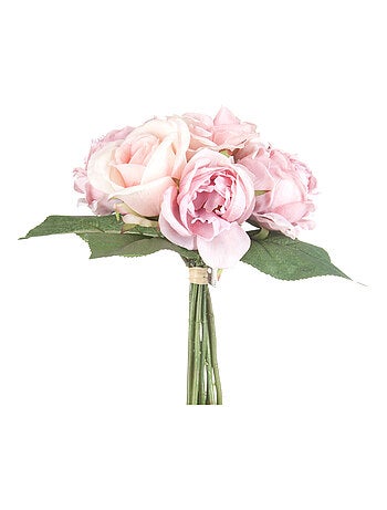 Bouquet de Roses artificielles Anciennes - H.30 cm