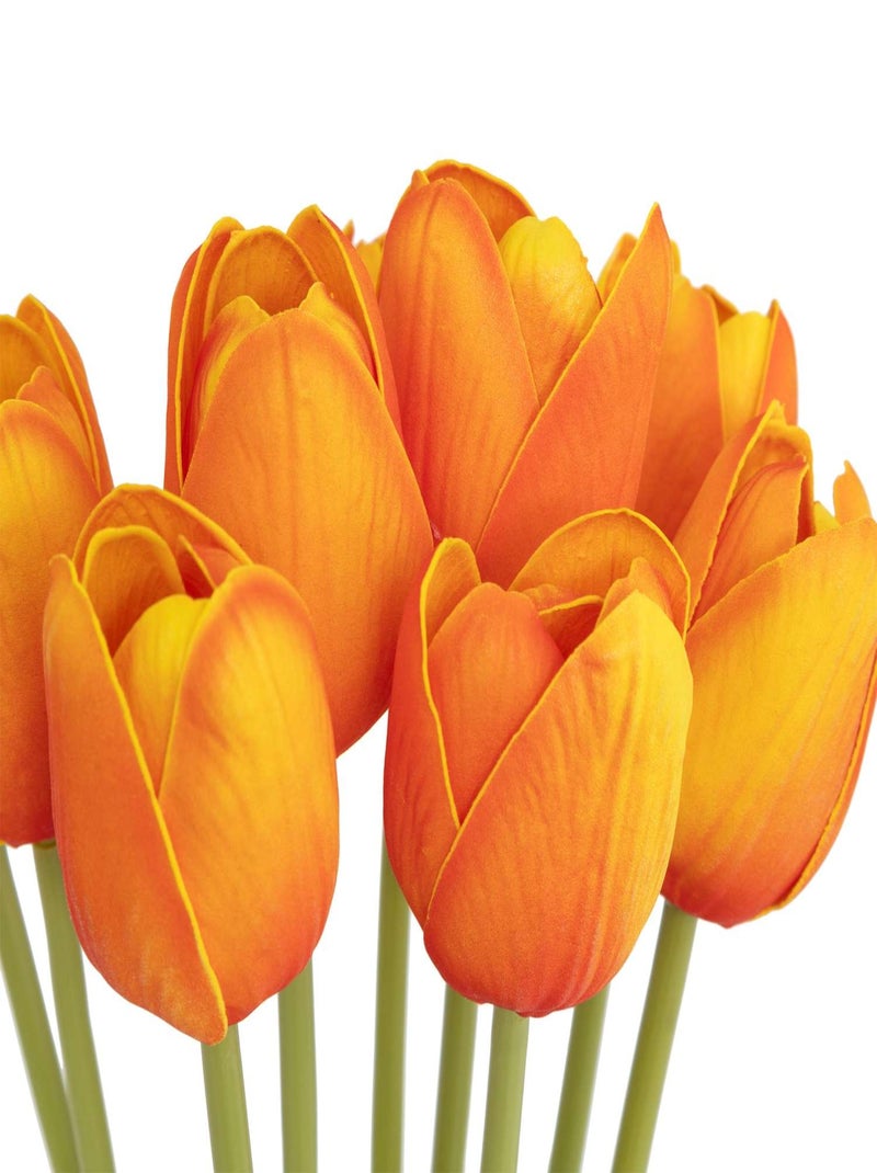 Bouquet de tulipes artificielles JAMES Orange - Kiabi