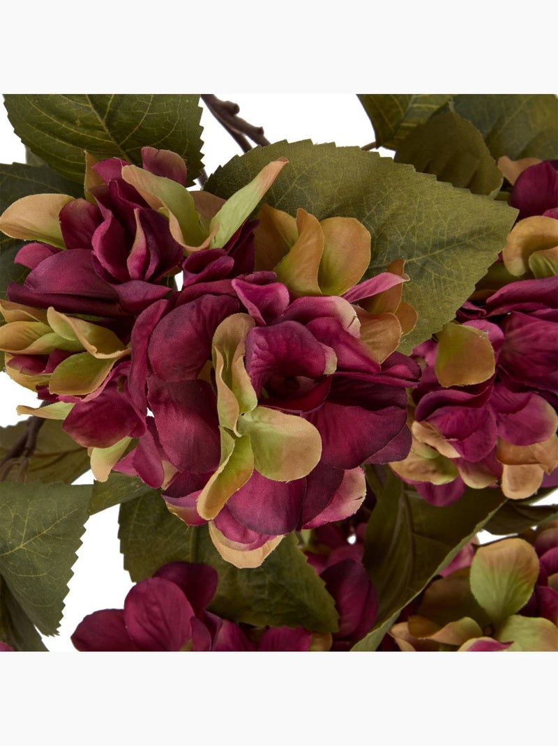 Bouquet d'hortensias artificiels fria Rouge - Kiabi