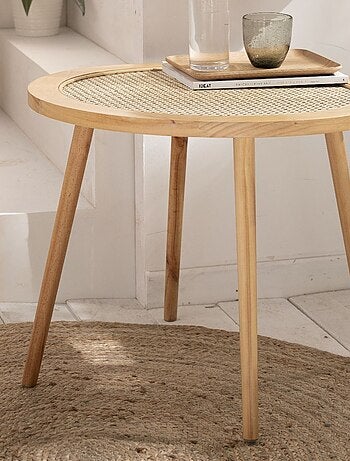 Bout de canapé cannage PALMA