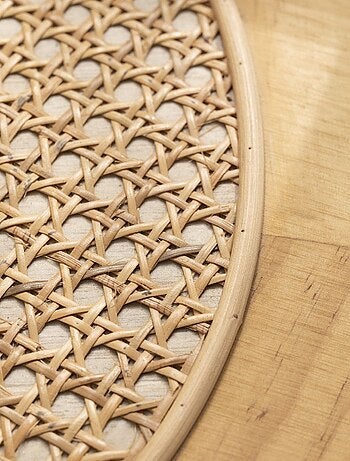 Bout de canapé cannage PALMA