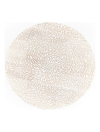 Bout de canapé imprimé motif devant bois MANGO WOOD