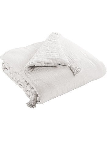 Bout de lit 100% gaze de coton