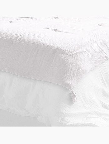 Bout de lit 100% gaze de coton