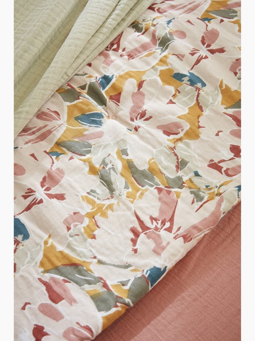 Bout de lit 90 x 200 cm – Double Gaze de Coton Imprimée Clarence - Kiabi