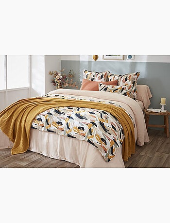 Bout de lit 90 x 200 cm – Double Gaze de coton imprimée – JULIA